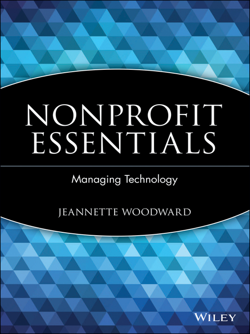 Title details for Nonprofit Essentials by Jeannette Woodward - Available
